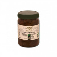 Masline bio negre, kalamata in saramura 500 gr Manastirea Vatoped Masline bio negre, kalamata in saramura 500 gr Manastirea Vatoped