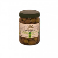 Masline bio verzi in saramura 500 gr Manastirea Vatoped Masline bio verzi in saramura 500 gr Manastirea Vatoped