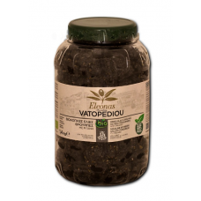 Măsline bio throumba cu oregano, 1,4kg Mănăstirea Vatoped