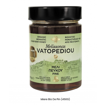 Miere bio de pin Manastirea Vatoped Sf. Munte Athos- 450 gr