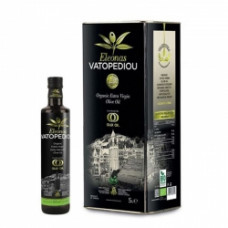 Ulei de măsline extravirgin BIO Mănăstirea Vatoped, Sf. Munte Athos 3l