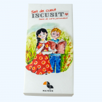 Iscusit, Set de cusut semne de carte personalizate Iscusit, Set de cusut semne de carte personalizate