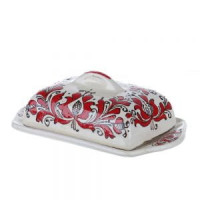 Untieră dreptunghiulară din ceramică roșie de Corund Untieră dreptunghiulară din ceramică roșie de Corund