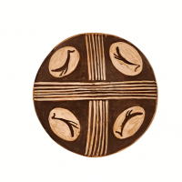 Farfurie din ceramica de Cucuteni 17 cm – Model zoomorf 1 Farfurie din ceramica de Cucuteni 17 cm – Model zoomorf 1