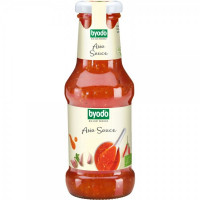 Sos Asia, dulce-picant, fara gluten bio Byodo, 250ml Sos Asia, dulce-picant, fara gluten bio Byodo, 250ml