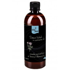 Sapun lichid certificat eco cu coada-soricelului si lemnul-Domnului 500ml