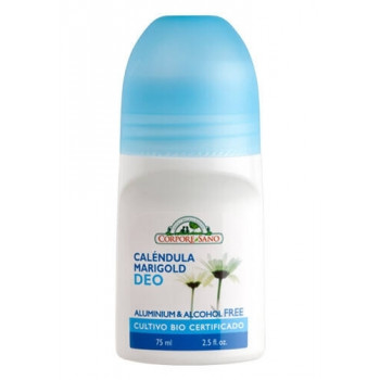 Deodorant roll-on cu galbenele, fara aluminiu sau alcool, Corpore Sano, 75 ml