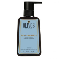 Gel de dus Zephyr Breeze cu ulei de măsline și parfum de Hammam, Olivos, 750 ml