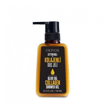 Gel de dus cu ulei de masline si colagen, Olivos, 750 ml Gel de dus cu ulei de masline si colagen, Olivos, 750 ml