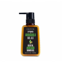 Gel de dus hidratant cu ulei de masline si avocado, Olivos, 750 ml Gel de dus hidratant cu ulei de masline si avocado, Olivos, 750 ml