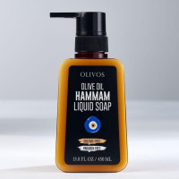 Sapun lichid cu ulei de masline, Hammam - reteta originala Olivos, 450 ml Sapun lichid cu ulei de masline, Hammam - reteta originala Olivos, 450 ml