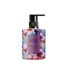 Săpun lichid Wildflower Whisper cu parfum de flori de câmp, lavandă și scortisoară, Olivos, 500 ml