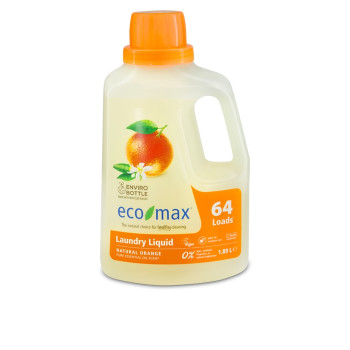 Detergent concentrat rufe cu portocala, Ecomax, 1.89L - 64 de spalari