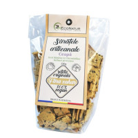 Saratele artizanale vegane, cu ceapa şi in, fara zahar 150g Econatur Saratele artizanale vegane, cu ceapa şi in, fara zahar 150g Econatur