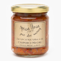 Zacuscă naturală de ciuperci negre, cu ulei presat la rece, Mica Ilinca 200g Zacuscă naturală de ciuperci negre, cu ulei presat la rece, Mica Ilinca 200g