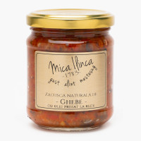 Zacuscă naturală de ghebe, cu ulei presat la rece, Mica Ilinca 200g Zacuscă naturală de ghebe, cu ulei presat la rece, Mica Ilinca 200g