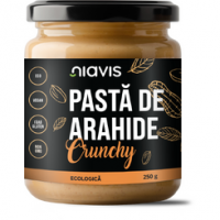 Pastă de arahide crunchy bio, 250g Niavis Pastă de arahide crunchy bio, 250g Niavis