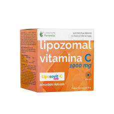 Lipozomal Vitamina C, 500 mg 30cps - Laboratoarele Remedia