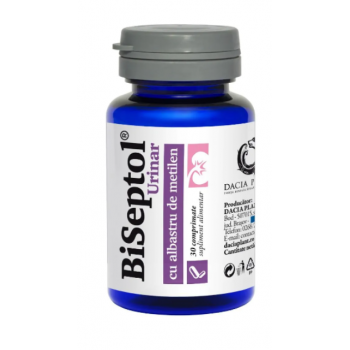 BiSeptol Urinar 30 comprimate, cu albastru de metilen, 30cps, Dacia Plant