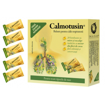 Calmotusin drops cu miere si eucalipt 20 (buc), Dacia Plant