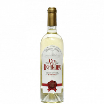 Vin Muscat Otonel demidulce DOC Via Domnului Manastirea Jercalai